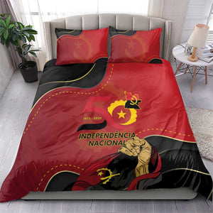 Dia da Independencia de Angola Bedding Set Virtus Unita Fortior - African Pride