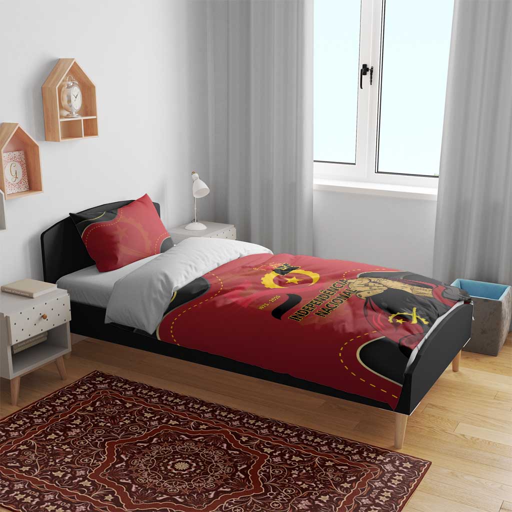 Dia da Independencia de Angola Bedding Set Virtus Unita Fortior - African Pride