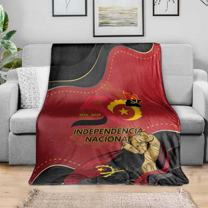 Dia da Independencia de Angola Blanket Virtus Unita Fortior - African Pride