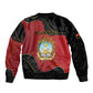 Personalized Dia da Independencia de Angola Bomber Jacket Virtus Unita Fortior - African Pride
