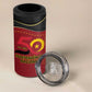 Personalized Dia da Independencia de Angola 4 in 1 Can Cooler Tumbler Virtus Unita Fortior - African Pride