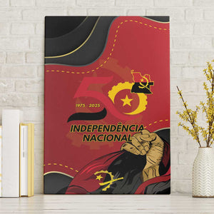 Dia da Independencia de Angola Canvas Wall Art Virtus Unita Fortior - African Pride