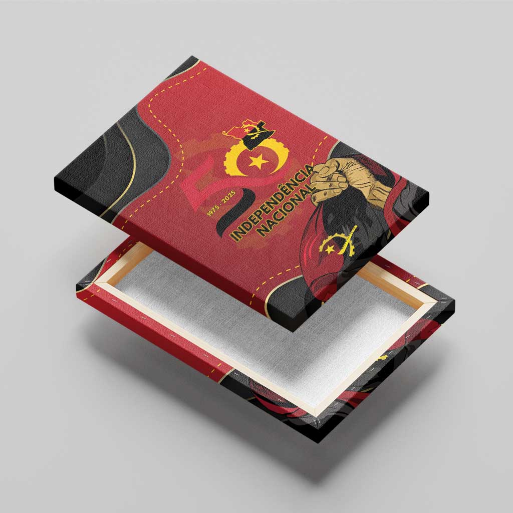 Dia da Independencia de Angola Canvas Wall Art Virtus Unita Fortior - African Pride