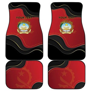 Personalized Dia da Independencia de Angola Car Mats Virtus Unita Fortior - African Pride