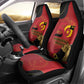 Dia da Independencia de Angola Car Seat Cover Virtus Unita Fortior - African Pride