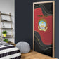 Personalized Angola Independence Day Door Cover Virtue Is Stronger When United
