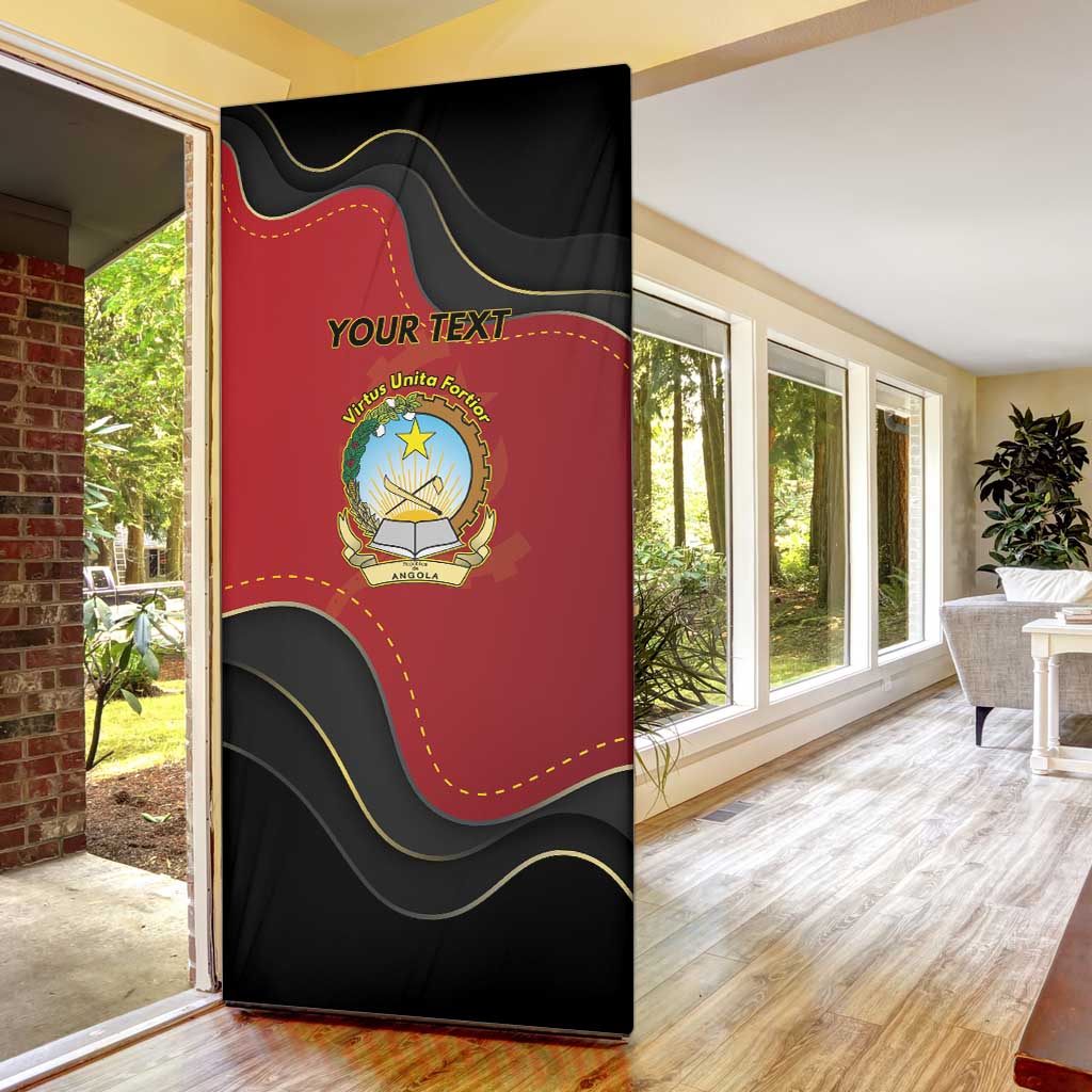 Personalized Angola Independence Day Door Cover Virtue Is Stronger When United