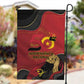 Dia da Independencia de Angola Garden Flag Virtus Unita Fortior - African Pride