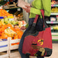 Dia da Independencia de Angola Grocery Bag Virtus Unita Fortior - African Pride