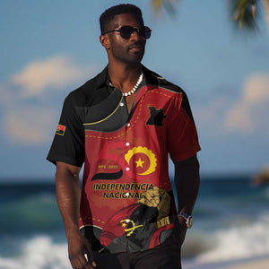 Personalized Dia da Independencia de Angola Hawaiian Shirt Virtus Unita Fortior - African Pride