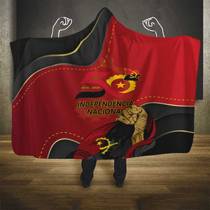 Dia da Independencia de Angola Hooded Blanket Virtus Unita Fortior - African Pride