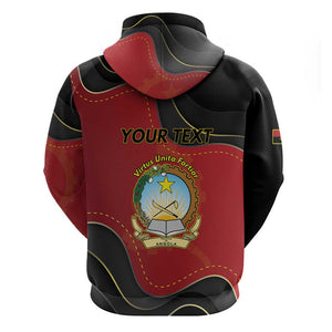 Personalized Dia da Independencia de Angola Hoodie Virtus Unita Fortior - African Pride