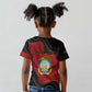 Personalized Dia da Independencia de Angola Kid T shirt Virtus Unita Fortior - African Pride