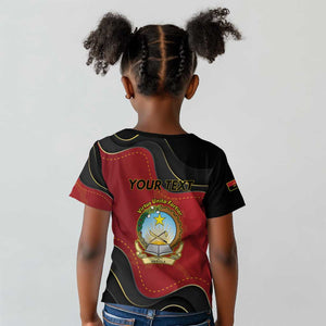 Personalized Dia da Independencia de Angola Kid T shirt Virtus Unita Fortior - African Pride