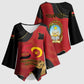 Personalized Angola Independence Day Kimono Sleeve Blouse Virtue Is Stronger When United