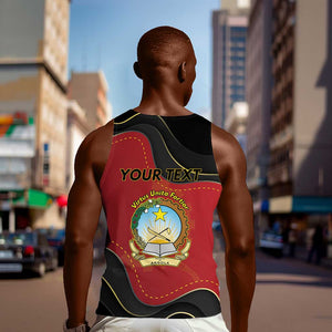 Personalized Dia da Independencia de Angola Men Tank Top Virtus Unita Fortior - African Pride