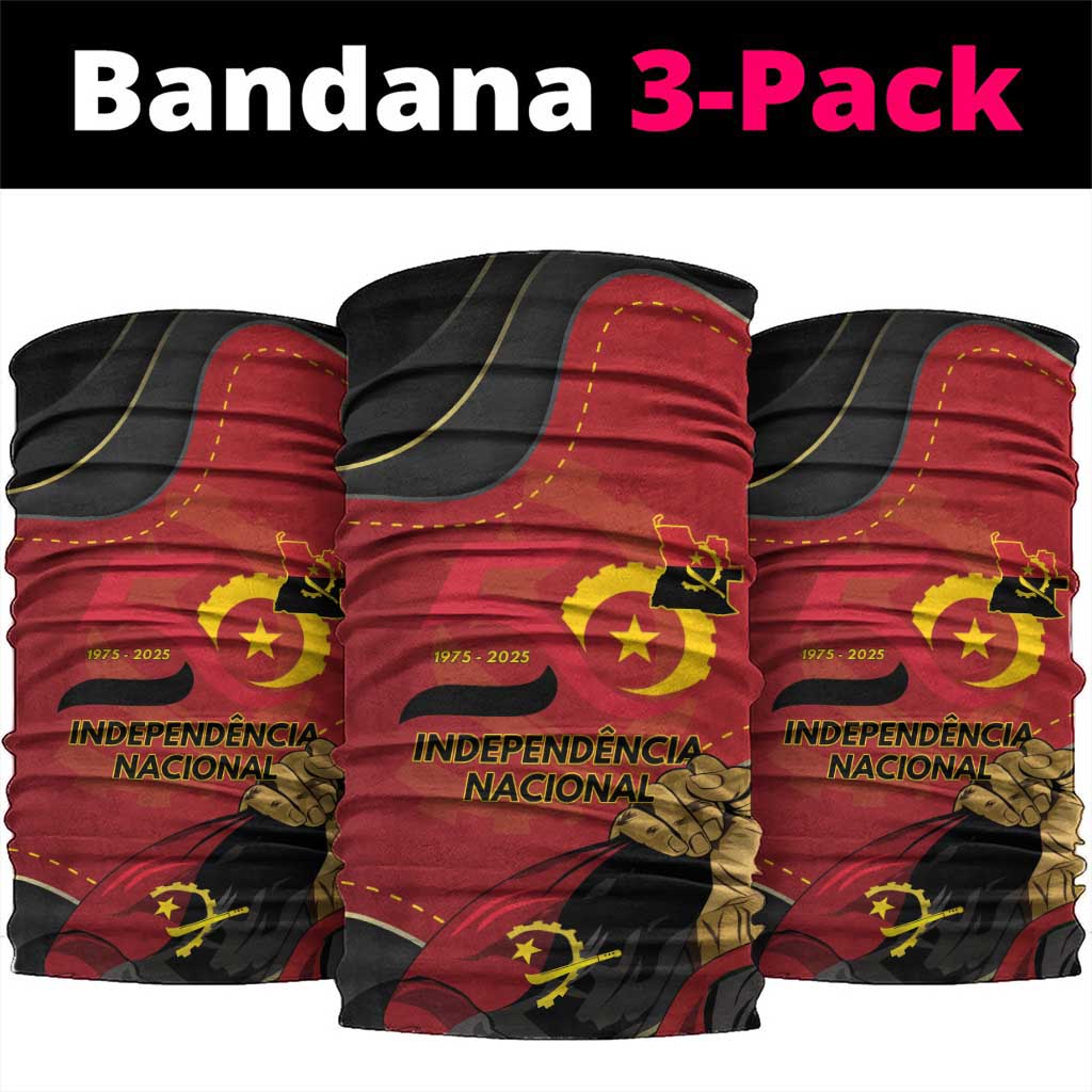 Dia da Independencia de Angola Neck Gaiter Virtus Unita Fortior - African Pride