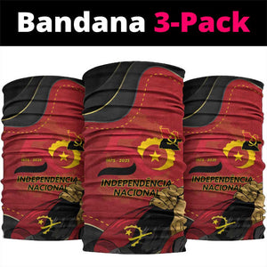 Dia da Independencia de Angola Neck Gaiter Virtus Unita Fortior - African Pride