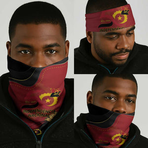 Dia da Independencia de Angola Neck Gaiter Virtus Unita Fortior - African Pride