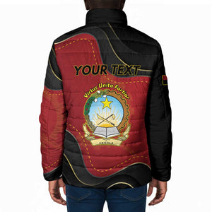 Personalized Angola Independence Day Padded Jacket Virtue Is Stronger When United