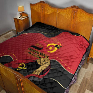 Dia da Independencia de Angola Quilt Virtus Unita Fortior - African Pride