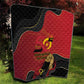 Dia da Independencia de Angola Quilt Virtus Unita Fortior - African Pride