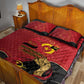 Dia da Independencia de Angola Quilt Bed Set Virtus Unita Fortior - African Pride