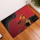 Dia da Independencia de Angola Rubber Doormat Virtus Unita Fortior - African Pride