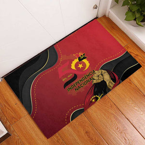 Dia da Independencia de Angola Rubber Doormat Virtus Unita Fortior - African Pride