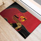 Dia da Independencia de Angola Rubber Doormat Virtus Unita Fortior - African Pride