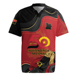 Personalized Dia da Independencia de Angola Rugby Jersey Virtus Unita Fortior - African Pride
