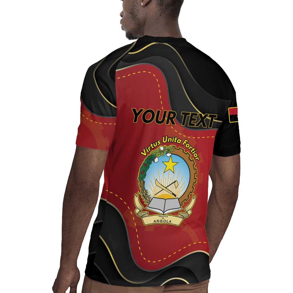 Personalized Dia da Independencia de Angola Rugby Jersey Virtus Unita Fortior - African Pride
