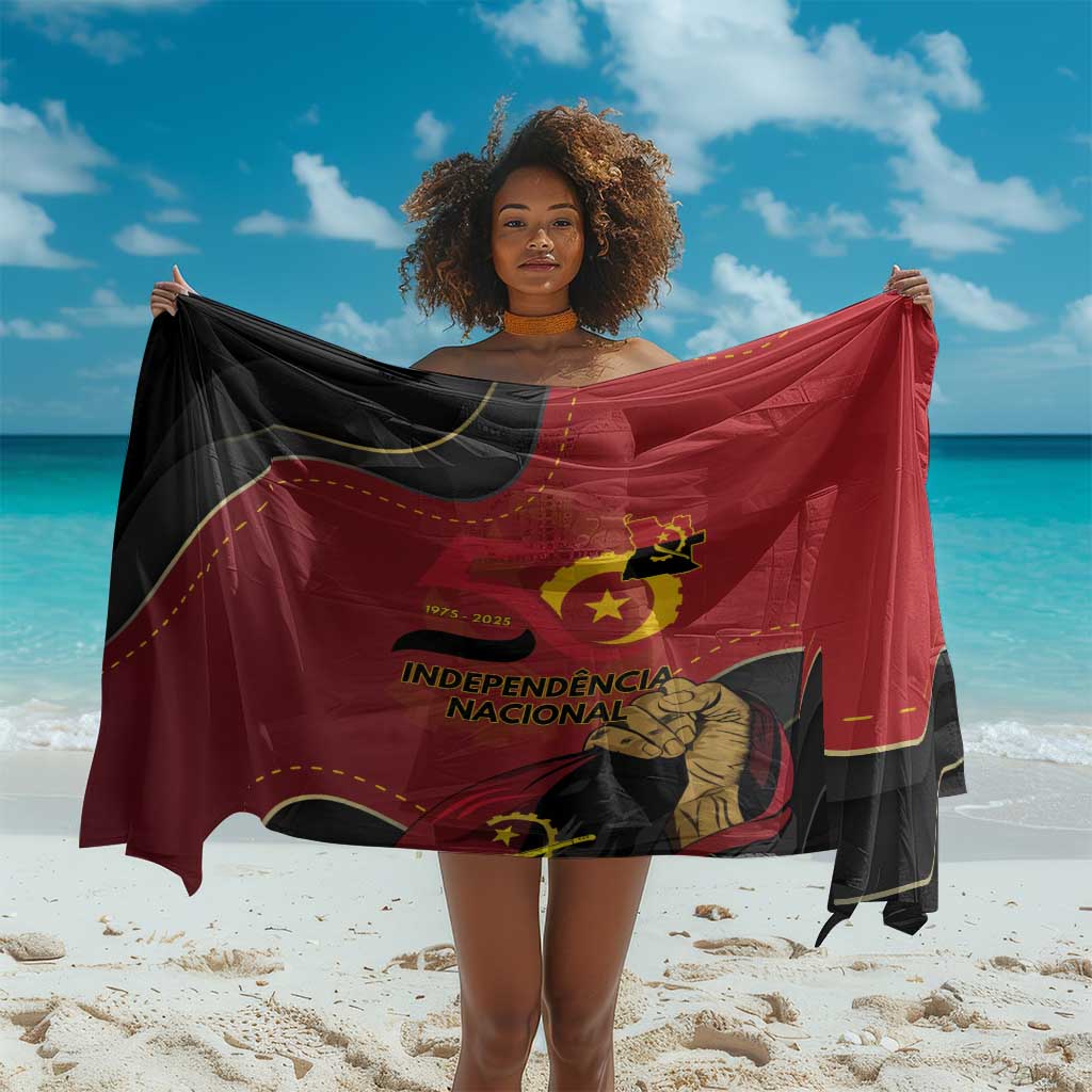 Dia da Independencia de Angola Sarong Virtus Unita Fortior - African Pride