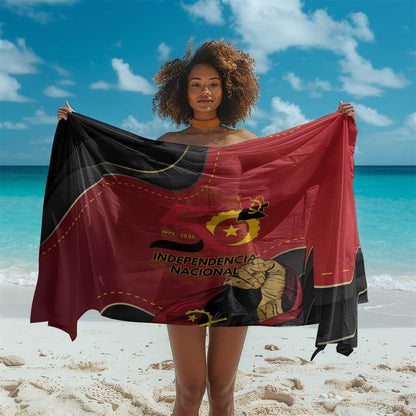 Dia da Independencia de Angola Sarong Virtus Unita Fortior - African Pride