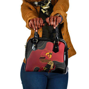 Dia da Independencia de Angola Shoulder Handbag Virtus Unita Fortior - African Pride