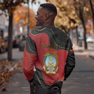 Personalized Dia da Independencia de Angola Sweatshirt Virtus Unita Fortior - African Pride