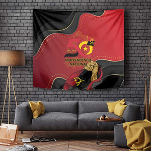 Dia da Independencia de Angola Tapestry Virtus Unita Fortior - African Pride