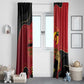 Dia da Independencia de Angola Window Curtain Virtus Unita Fortior - African Pride