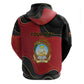 Personalized Dia da Independencia de Angola Zip Hoodie Virtus Unita Fortior - African Pride