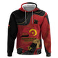 Personalized Dia da Independencia de Angola Zip Hoodie Virtus Unita Fortior - African Pride
