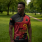 Personalized Angola Independence Day Zipper Polo Shirt Virtue Is Stronger When United