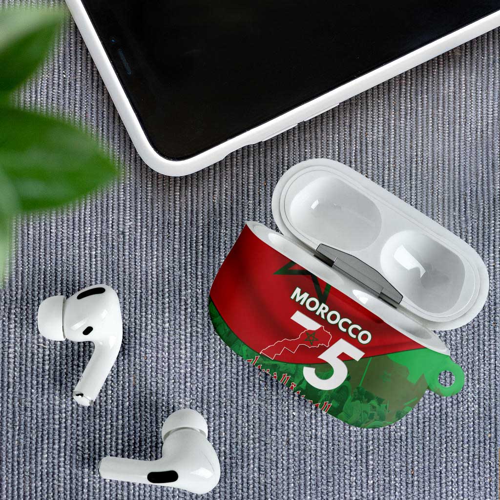 Morocco Green March Day AirPods Case One People - One Nation