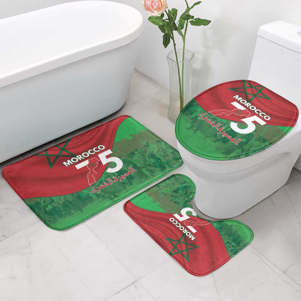 Morocco Green March Day Bathroom Set One People - One Nation