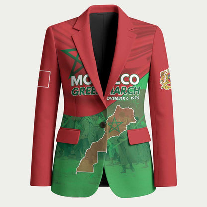 Morocco Green March Day Blazer One People - One Nation