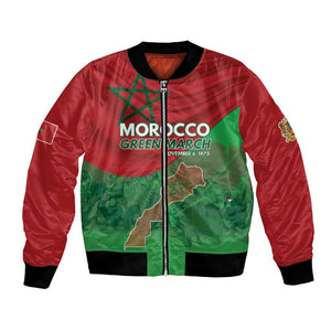 Morocco La Marche Verte Bomber Jacket Happy 50th Anniversary - African Pride