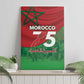 Morocco La Marche Verte Canvas Wall Art Happy 50th Anniversary - African Pride