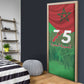 Morocco Green March Day Door Cover One People - One Nation