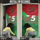 Morocco Green March Day Door Cover One People - One Nation