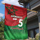 Morocco La Marche Verte Garden Flag Happy 50th Anniversary - African Pride