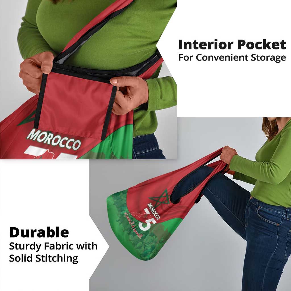 Morocco La Marche Verte Grocery Bag Happy 50th Anniversary - African Pride